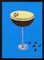 Espresso Martini Blue Framed Art by Alice Straker 24x36 Home or Office Decor